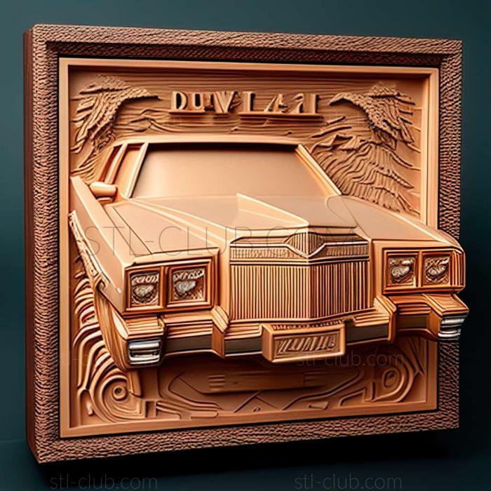 3D модель Cadillac Deville 1977 1984 (STL)